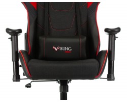 Кресло игровое Zombie VIKING 4 AERO белый/синий/красный текстиль/эко.кожа с подголов. крестовина пластик-foto6