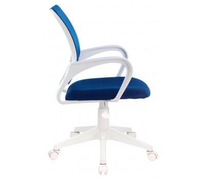 Кресло Бюрократ CH-W695NLT темно-синий TW-05N TW-10N сетка/ткань крестовина пластик пластик белый