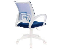 Кресло Бюрократ CH-W695NLT темно-синий TW-05N TW-10N сетка/ткань крестовина пластик пластик белый-foto4