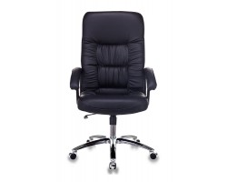 Кресло руководителя Бюрократ T-9908AXSN-AB черный кожа крестовина металл хром-foto2