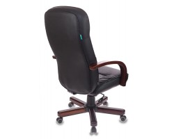 Кресло руководителя Бюрократ T-9908 черный кожа крестовина металл/дерево-foto4