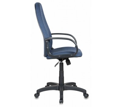 Кресло руководителя Бюрократ Ch-808AXSN черный/синий 12-191 крестовина пластик