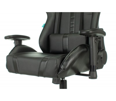 Кресло игровое Zombie A4 черный эко.кожа с подголов. крестовина пластик