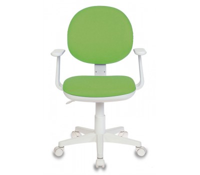 Кресло детское Бюрократ Ch-W356AXSN салатовый 15-118 крестовина пластик пластик белый