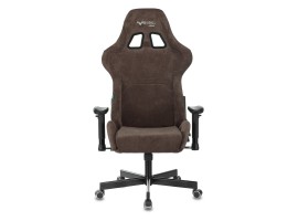 Кресло игровое Zombie VIKING KNIGHT Fabric темно-коричневый Light-10 с подголов. крестовина металл-foto15