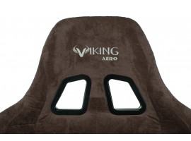 Кресло игровое Zombie VIKING KNIGHT Fabric темно-коричневый Light-10 с подголов. крестовина металл-foto13