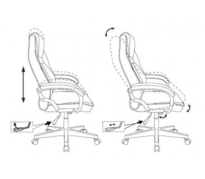 Кресло игровое Zombie HERO BATZONE черный эко.кожа с подголов. крестовина пластик