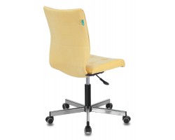Кресло Бюрократ CH-330M желтый Velvet 74 крестовина металл хром-foto4