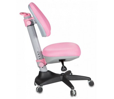 Кресло детское Бюрократ KD-2 розовый TW-13A крестовина пластик