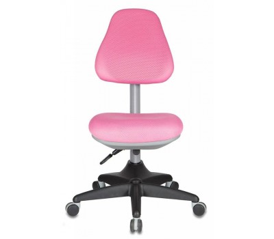 Кресло детское Бюрократ KD-2 розовый TW-13A крестовина пластик