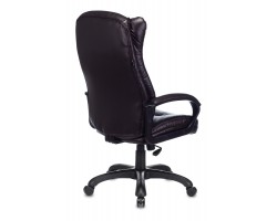 Кресло руководителя Бюрократ CH-879N темно-коричневый NE-15 эко.кожа крестовина пластик-foto4