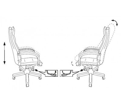 Кресло руководителя Бюрократ T-9927WALNUT слоновая кость кожа крестовина металл/дерево