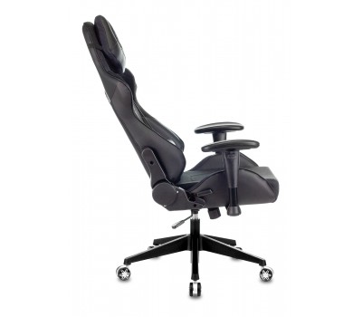 Кресло игровое Zombie VIKING 4 AERO Edition черный текстиль/эко.кожа с подголов. крестовина пластик