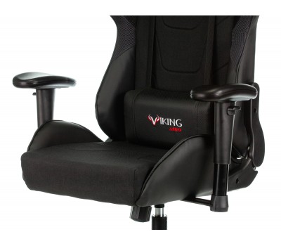 Кресло игровое Zombie VIKING 4 AERO Edition черный текстиль/эко.кожа с подголов. крестовина пластик