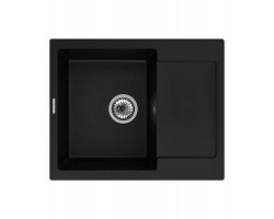 Кухонная мойка MODENA 1B1D BLACK METALLIC KUPPERSBERG