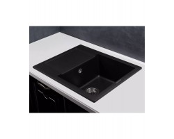 Кухонная мойка MODENA 1B1D BLACK METALLIC KUPPERSBERG-foto2