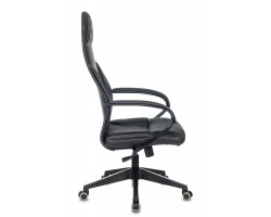 Кресло руководителя Бюрократ CH-608/ECO черный эко.кожа крестовина пластик-foto3