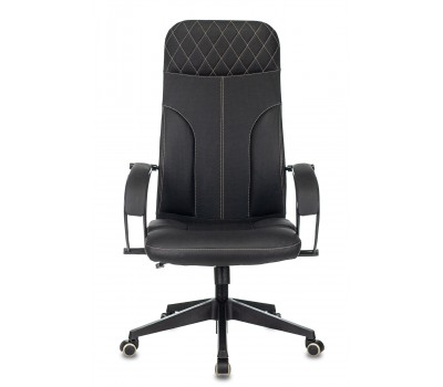 Кресло руководителя Бюрократ CH-608/ECO черный эко.кожа крестовина пластик