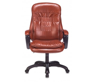 Кресло руководителя Бюрократ T-9950LT коричневый Boroko-37 эко.кожа крестовина пластик