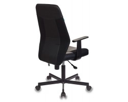 Кресло Бюрократ CH-606 черный текстиль/эко.кожа крестовина металл-foto4