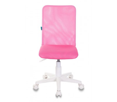 Кресло детское Бюрократ KD-9 розовый TW-06A TW-13А сетка/ткань крестовина пластик пластик белый