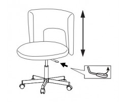 Кресло Бюрократ KF-1M черный 26-28 крестовина металл черный-foto7