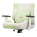Кресло игровое Zombie EPIC PRO Fabric белый/зеленый с подголов. крестовина пластик пластик белый