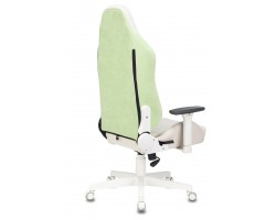 Кресло игровое Zombie EPIC PRO Fabric белый/зеленый с подголов. крестовина пластик пластик белый-foto15