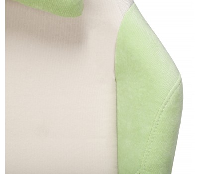 Кресло игровое Zombie EPIC PRO Fabric белый/зеленый с подголов. крестовина пластик пластик белый