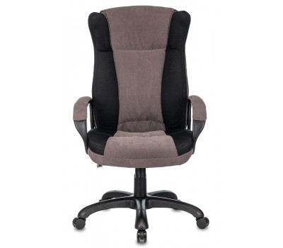 Кресло руководителя Бюрократ CH-879N черный/серый крестовина пластик