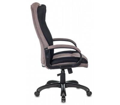 Кресло руководителя Бюрократ CH-879N черный/серый крестовина пластик