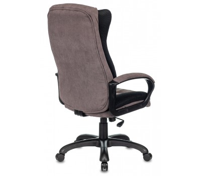 Кресло руководителя Бюрократ CH-879N черный/серый крестовина пластик