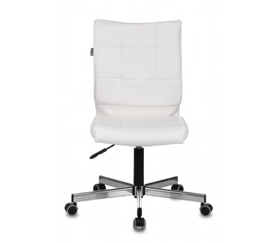 Кресло Бюрократ CH-330M белый Lincoln 100 эко.кожа крестовина металл хром