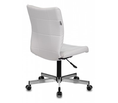 Кресло Бюрократ CH-330M белый Lincoln 100 эко.кожа крестовина металл хром