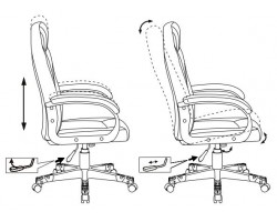 Кресло игровое Zombie GAME 17 черный/серый текстиль/эко.кожа крестовина пластик-foto6