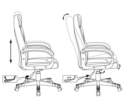 Кресло игровое Zombie GAME 17 черный/серый текстиль/эко.кожа крестовина пластик