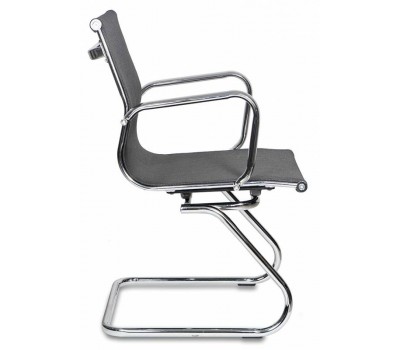 Кресло Бюрократ CH-993-Low-V черный M01 сетка низк.спин. полозья металл хром