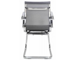 Кресло Бюрократ CH-993-Low-V черный M01 сетка низк.спин. полозья металл хром-foto4