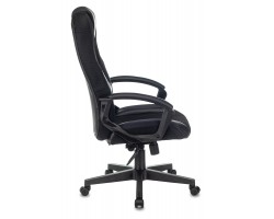 Кресло игровое Zombie 9 черный/серый текстиль/эко.кожа крестовина пластик-foto3