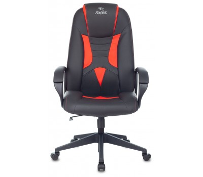 Кресло игровое Zombie 8 черный/красный эко.кожа крестовина пластик