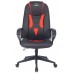 Кресло игровое Zombie 8 черный/красный эко.кожа крестовина пластик