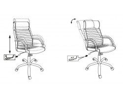 Кресло руководителя Бюрократ T-8010N черный эко.кожа крестовина металл хром-foto6