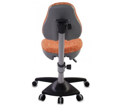 Кресло детское Бюрократ KD-2 оранжевый жираф крестовина пластик