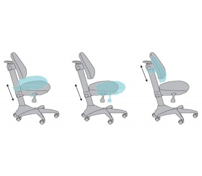 Кресло детское Бюрократ KD-2 оранжевый жираф крестовина пластик