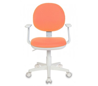 Кресло детское Бюрократ Ch-W356AXSN оранжевый 15-75 крестовина пластик пластик белый