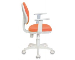 Кресло детское Бюрократ Ch-W356AXSN оранжевый 15-75 крестовина пластик пластик белый-foto3