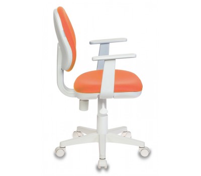 Кресло детское Бюрократ Ch-W356AXSN оранжевый 15-75 крестовина пластик пластик белый