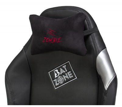 Кресло игровое Zombie HERO BATZONE PRO черный эко.кожа с подголов. крестовина пластик