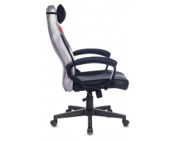 Кресло игровое Zombie HERO QUEEN черный/белый эко.кожа с подголов. крестовина пластик-foto3