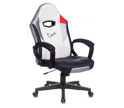 Кресло игровое Zombie HERO QUEEN черный/белый эко.кожа с подголов. крестовина пластик Кресло игровое Zombie HERO QUEEN черный/белый эко.кожа с подголов. крестовина пластик